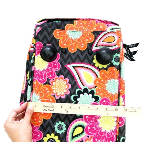 VERA BRADLEY Women's Floral Carry On Suitcase - Picture 8 of 10